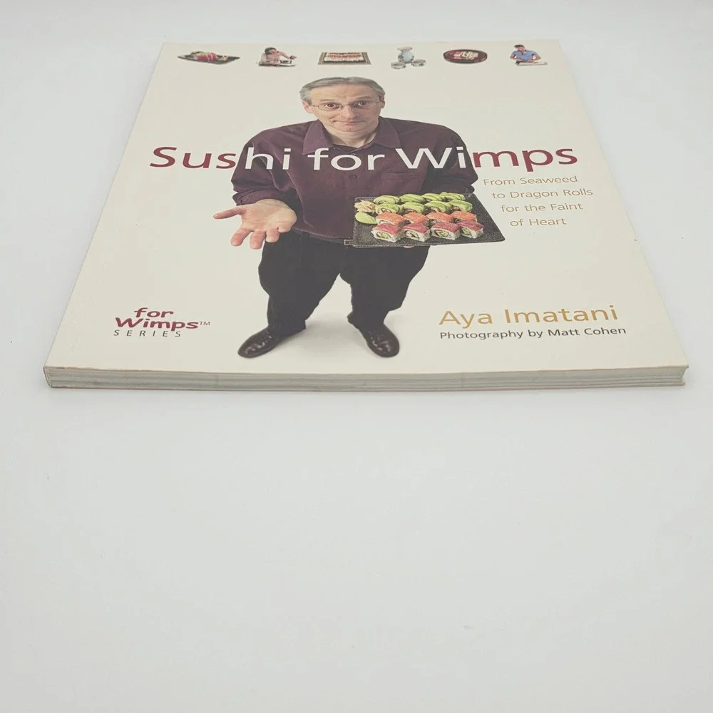 Sterling Sushi for Wimps Cookbook Aya Imatani Paperback Japanese Recipes‎ Guide